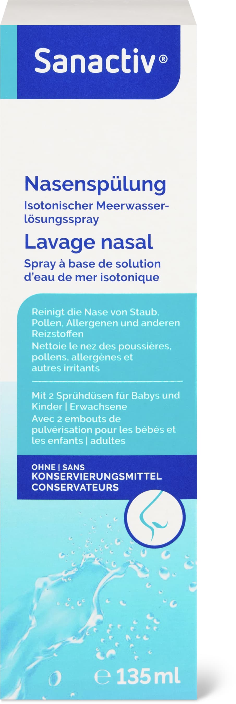 Lavage nasal